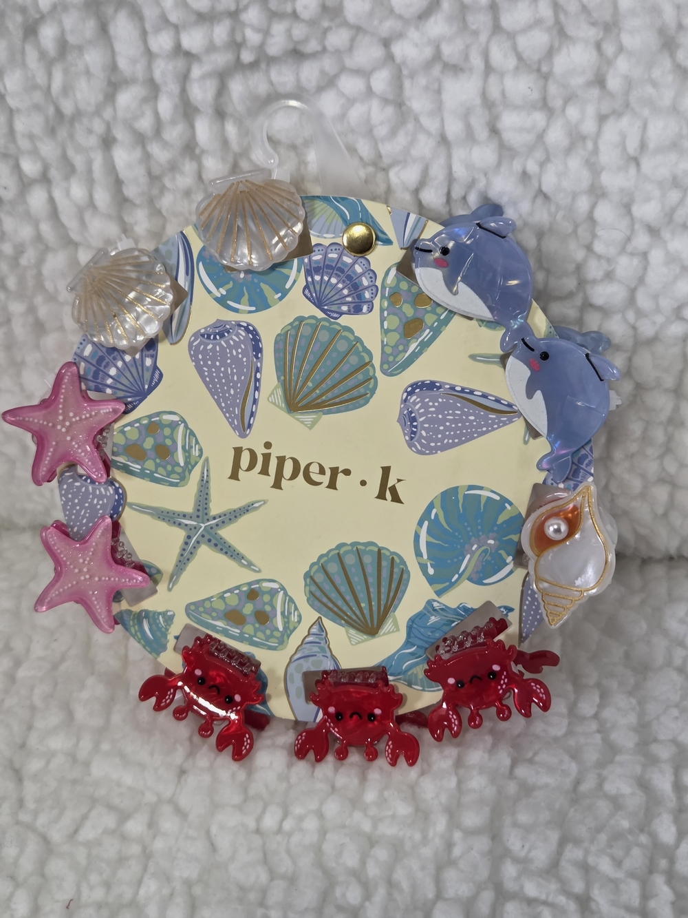 piper·k Ocean Charm Hair Clip Pack - Multicolor